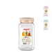 BARATTOLO QUADRATO CLASSIC 600 ML SURT VRMPlastic Forte