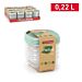 PACK 4 CONTENITORI  0,22 L SURT VRMPlastic Forte