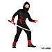 Atosa - Costume Ninja Rosso/Nero - 5/6 AnniAtosa