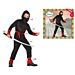 Atosa - Costume Ninja Rosso/Nero - 5/6 AnniAtosa