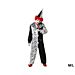 Atosa - Cotume Clown Halloween Bicolore - M/LAtosa