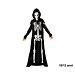 Atosa - Costume Scheletro Nero - 10/12 AnniAtosa
