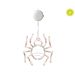 Atosa - Decorazione Ragno con Luce - 36x19cmAtosa
