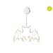 Atosa - Decorazione Pipistrello con Luce - 30x20cmAtosa