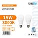 Lampadina LED E27 15W 1520LM - Luce Calda 3000K - 2pzExtrastar