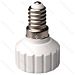 ADATTATORE LAMPADINA - E14 A GU10 - BIANCOAigostar