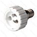 ADATTATORE LAMPADINA - E14 A GU10 - BIANCOAigostar