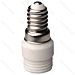 ADATTATORE LAMPADINA - E14 A G9 - BIANCOAigostar