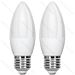 LAMPADINA LED C37 E27 6W - LUCE FREDDA 510LM - 2PZAigostar