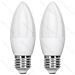 LAMPADINE LED C37 E27 9W - LUCE FREDDA 840LM - 2PZAigostar