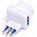 ADATTATORE A 3 VIE 10A - SPINA S11 - BIANCOAigostar