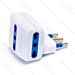 ADATTATORE A 3 VIE 16A - SPINA S17 - BIANCOAigostar
