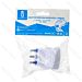 ADATTATORE A 3 VIE 16A - SPINA S17 - BIANCOAigostar