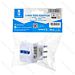 ADATTATORE A 3 VIE 16A - SPINA S17 - BIANCOAigostar