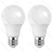 LAMPADINA LED A60 E27 12W - LUCE FREDDA 1170LM - 2PZAigostar