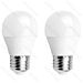 MINI GLOBO LED G45 E27 9W - LUCE CALDA 840LM -2PZAigostar