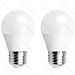 MINI GLOBO LED G45 E27 4W - LUCE CALDA 340LM - 2PZAigostar