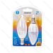 LAMPADINA LED C37 E14 7W - LUCE CALDA 610LM - 2PZAigostar
