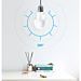 LED A60 CON SENSORE DI LUMINOSITÀ E27 8W - 6500KAigostar
