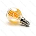 LAMPADINA LED G45 E14 4W AMBRATA - LUCE CALDA 2200KAigostar