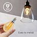 LAMPADINA LED G45 E14 4W AMBRATA - LUCE CALDA 2200KAigostar