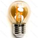 LAMPADINA LED G45 E27 4W AMBRATA - LUCE CALADA 2200KAigostar