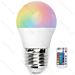 LAMPADINA LED G45 E27 4.8W - RGB CON TELECOMANDOAigostar