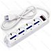 MULTIPRESA A 4 VIE CON INTERRUTTORE 10A - 1,5MAigostar