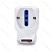 ADATTATORE A 3 VIE CON INTERRUTTORE 10A - BIANCOAigostar