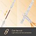 STRISCIA LED CON INTERRUTTORE - LUCE CALDA - 3MAigostar