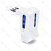 ADATTATORE A 3 VIE CON INTERRUTTORE 10A - BIANCOAigostar