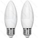 LAMPADINA LED C37 E27 4.9W - LUCE FREDDA 420LM - 2PZAigostar
