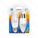 LAMPADINE LED C37 E27 4.9W - LUCE CALDA 420LM - 2PZAigostar
