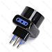ADATTATORE A 3 VIE 10A - SPINA S11 - NEROAigostar