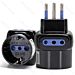 ADATTATORE A 3 VIE 10A - SPINA S11 - NEROAigostar
