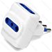 ADATTATORE A 3 VIE 10A - SPINA S11 - BIANCOAigostar