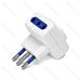 ADATTATORE A 3 VIE 10A - SPINA S11 - BIANCOAigostar