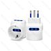 ADATTATORE A 3 VIE 10A - SPINA S11 - BIANCOAigostar