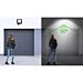 FLOODLIGHT LED CON SENSORE NERO 20W - LUCE FREDDAAigostar