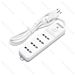 MULTIPRESA A 4 VIE CON INTERRUTTORE 10A - 1,5MAigostar