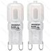 LAMPADINE LED G9 2W - LUCE CALDA  2PZAigostar