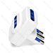 ADATTATORE A 3 VIE 16A - SPINA S17 - BIANCOAigostar