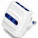 ADATTATORE A 3 VIE 16A - SPINA S17 - BIANCOAigostar