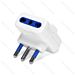 ADATTATORE A 3 VIE 16A - SPINA S17 - BIANCOAigostar