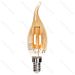LAMPADINA LED C35 E14 4W AMBRATA - LUCE CALDA 2200KAigostar