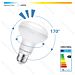 LAMPADINA LED R80 E27 12W - LUCE FREDDA - 1170LMAigostar