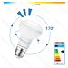 LAMPADINA LED R80 E27 12W - LUCE CALDA - 1170LMAigostar