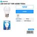 Lampadina LED G45 E27 10W - Luce Fredda 935lmAigostar