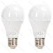LAMPADINA LED A60 E27 12W - LUCE CALDA 1170LM - 2 PZAigostar
