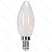 LAMPADINA LED SATINATA C35 E14 4.9W - LUCE CALDA 1800KAigostar